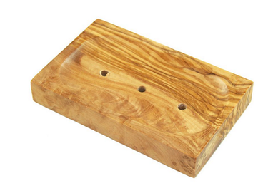 Olivenholz Seifenschale eckig groß