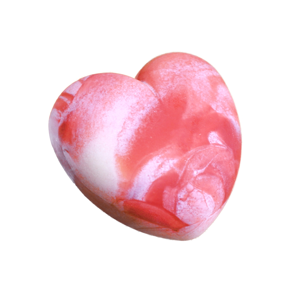 Herzerl Seife Erdbeer-Rhabarber klein